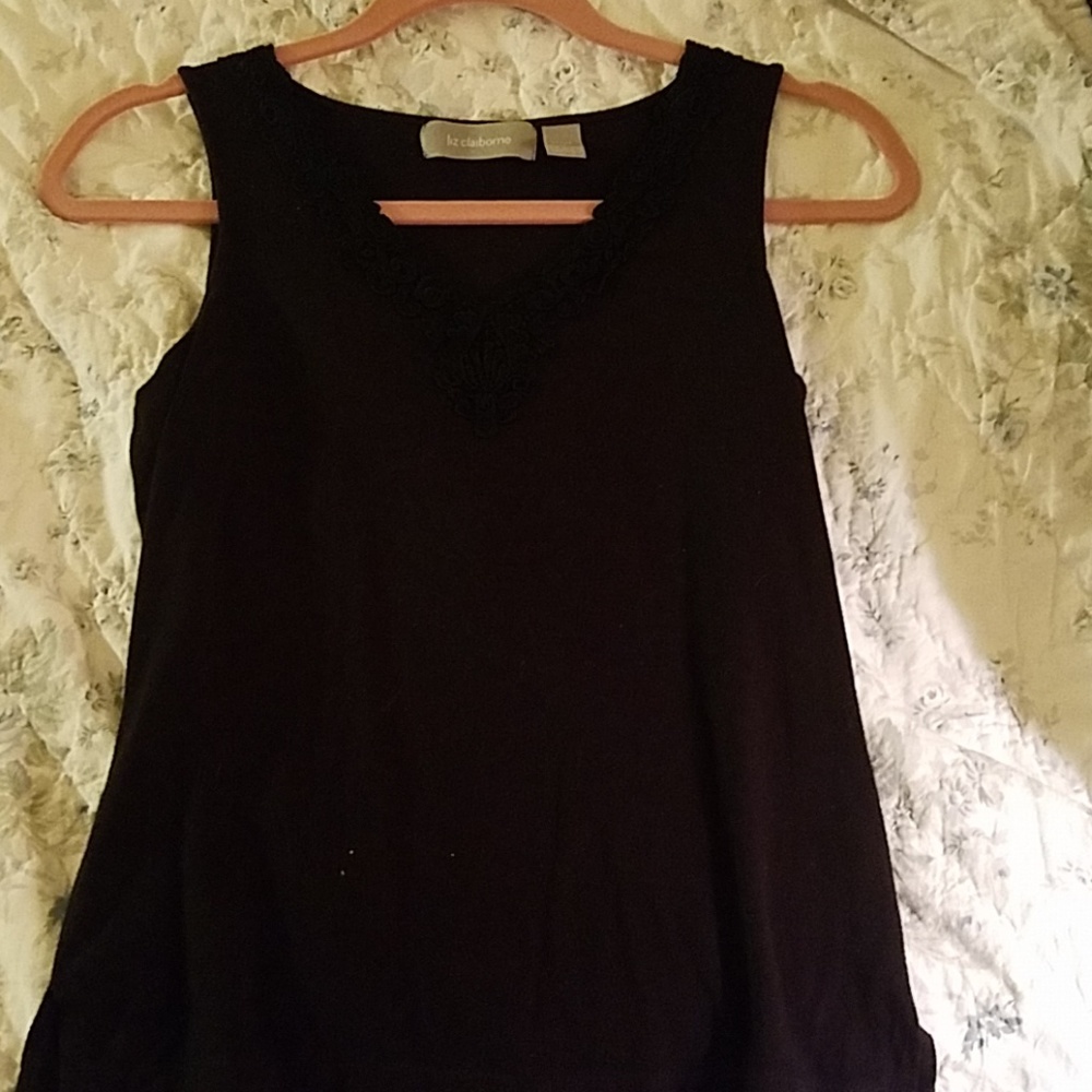 Liz Claiborne Black Tanktop